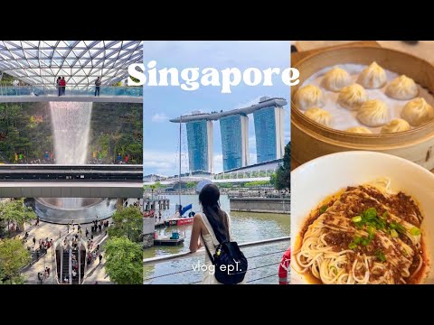 싱가포르 여행 vlog ep.1?? | 다시 가도 좋은 싱가포르 4박 6일 여행 | 세계 최고 공항 클라스 | 마리나베이샌즈 분수쇼 | 야경 끝판왕