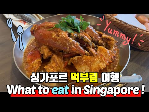 싱가포르 꼭 먹어야 할 음식~ 싱가포르 먹방 여행 Singapore tour~ What to Eat in Singapore!??