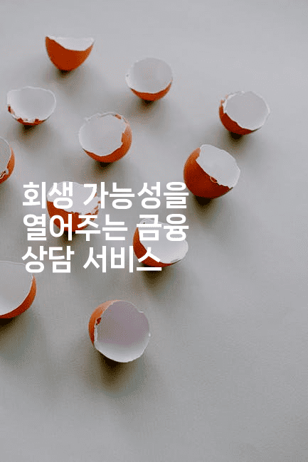 회생 가능성을 열어주는 금융 상담 서비스-싱미미