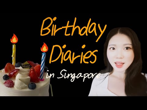 Eng) VLOG 🇸🇬 싱가포르에서 23번째 생일 맞이하기 🤍 | 첫 실습 비행 가기 전까지 일상